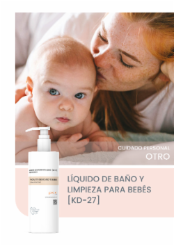 LÍQUIDO DE BAÑO Y LIMPIEZA PARA BEBÉS [KD-27]