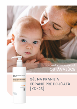 GÉL NA PRANIE A KÚPANIE PRE DOJČATÁ [KD-23]