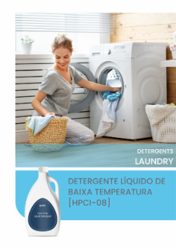 DETERGENTE LÍQUIDO DE BAIXA TEMPERATURA [HPCI-08]