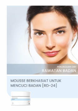 MOUSSE BERKHASIAT UNTUK MENCUCI BADAN [RD-24]