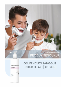 GEL PENCUCI JANGGUT UNTUK LELAKI [KD-330]
