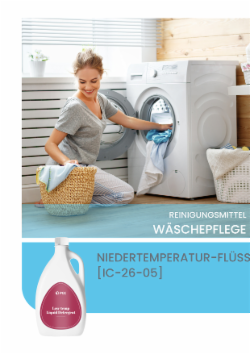 NIEDERTEMPERATUR-FLÜSSIGWASCHMITTEL [IC-26-05]