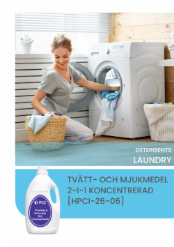 TVÄTT- OCH MJUKMEDEL 2-I-1 KONCENTRERAD [HPCI-26-06]