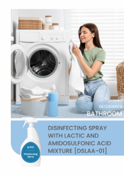 DISINFECTING SPRAY WITH LACTIC AND AMIDOSULFONIC ACID MIXTURE [DSLAA-01]