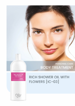 RICH SHOWER OIL WITH FLOWERS [IC-03]