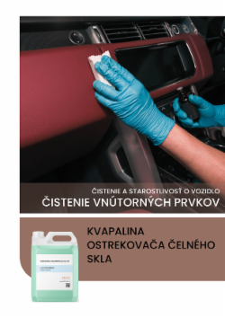 KVAPALINA OSTREKOVAČA ČELNÉHO SKLA