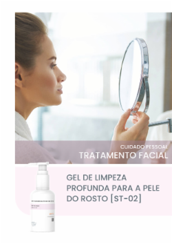 GEL DE LIMPEZA PROFUNDA PARA A PELE DO ROSTO [ST-02]