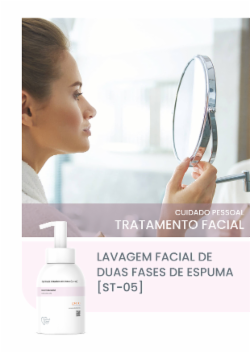 LAVAGEM FACIAL DE DUAS FASES DE ESPUMA [ST-05]