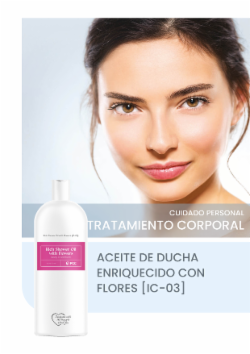ACEITE DE DUCHA ENRIQUECIDO CON FLORES [IC-03]