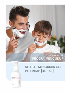 SELEPAS MENCUKUR GEL PELEMBAP [KD-101]