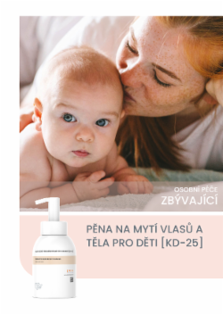 PĚNA NA MYTÍ VLASŮ A TĚLA PRO DĚTI [KD-25]