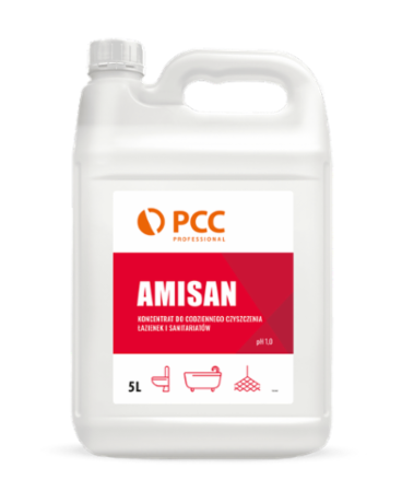 PCC  PROFESSIONAL AMISAN Подготовка к ежедневному уходу за санитарными помещениями