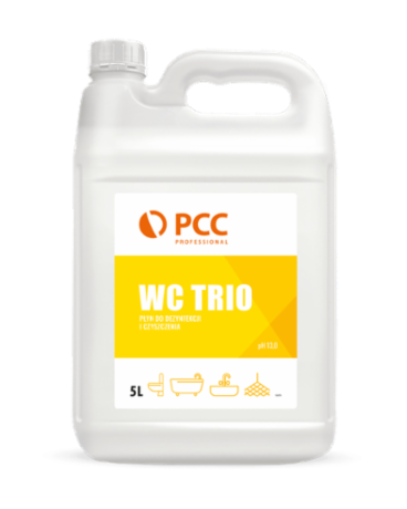 PCC PROFESSIONAL WC TRIO Płyn do czyszczenia i dezynfekcji toalet