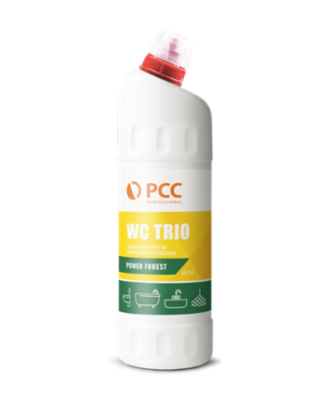 PCC PROFESSIONAL WC TRIO POWER FOREST Koncentrovaný tekutý čistiaci prostriedok na dezinfekciu a čistenie