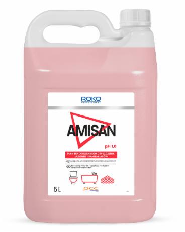 ROKO® PROFESSIONAL AMISAN Vorbereitung für die tägliche Pflege von Sanitäranlagen