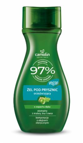 Gel de ducha refrescante CAMOLIN® con aroma a roble 265 ml