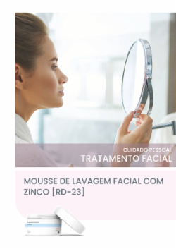 MOUSSE DE LAVAGEM FACIAL COM ZINCO [RD-23]