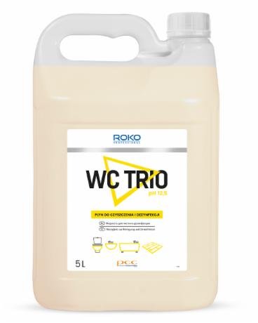 ROKO® PROFESSIONAL WC TRIO Vätska för rengöring och desinficering av toaletter