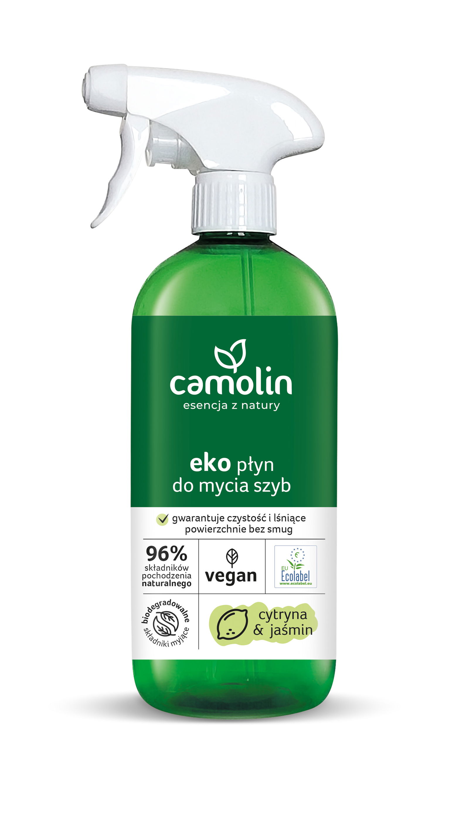 CAMOLIN® Cytryna & Jaśmin eko - Средство для чистки стекол 750 мл. Группа  PCC