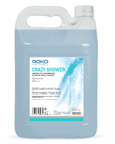 ROKO® PROFESSIONAL CRAZY SHOWER Łagodny żel pod prysznic do mycia ciała และwłosów