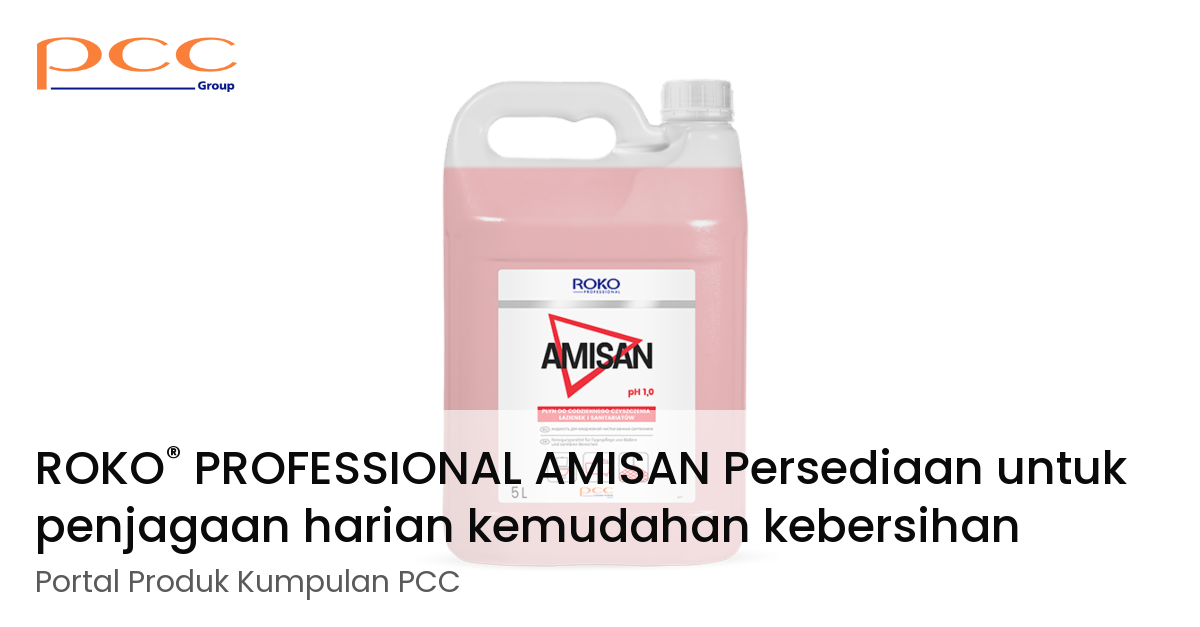 ROKO® PROFESSIONAL AMISAN Persediaan untuk penjagaan harian kemudahan ...