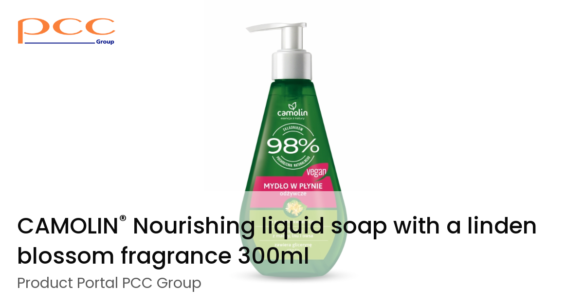 CAMOLIN® Nourishing liquid soap with a linden blossom fragrance 300ml ...